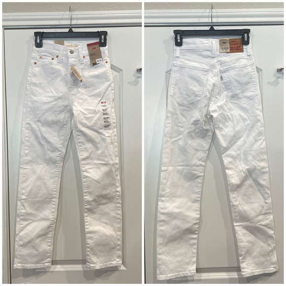 NWT! Levi’s high rise wedgie straight cropped jeans - Short length - Picture 2 of 7